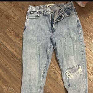 Abercrombie & Fitch Light Blue Curve Love Jeans